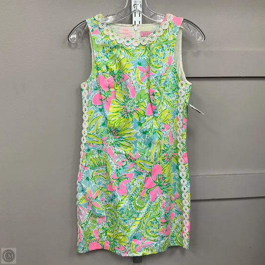 Dress Designer By Lilly Pulitzer In Floral Print, Size: 2