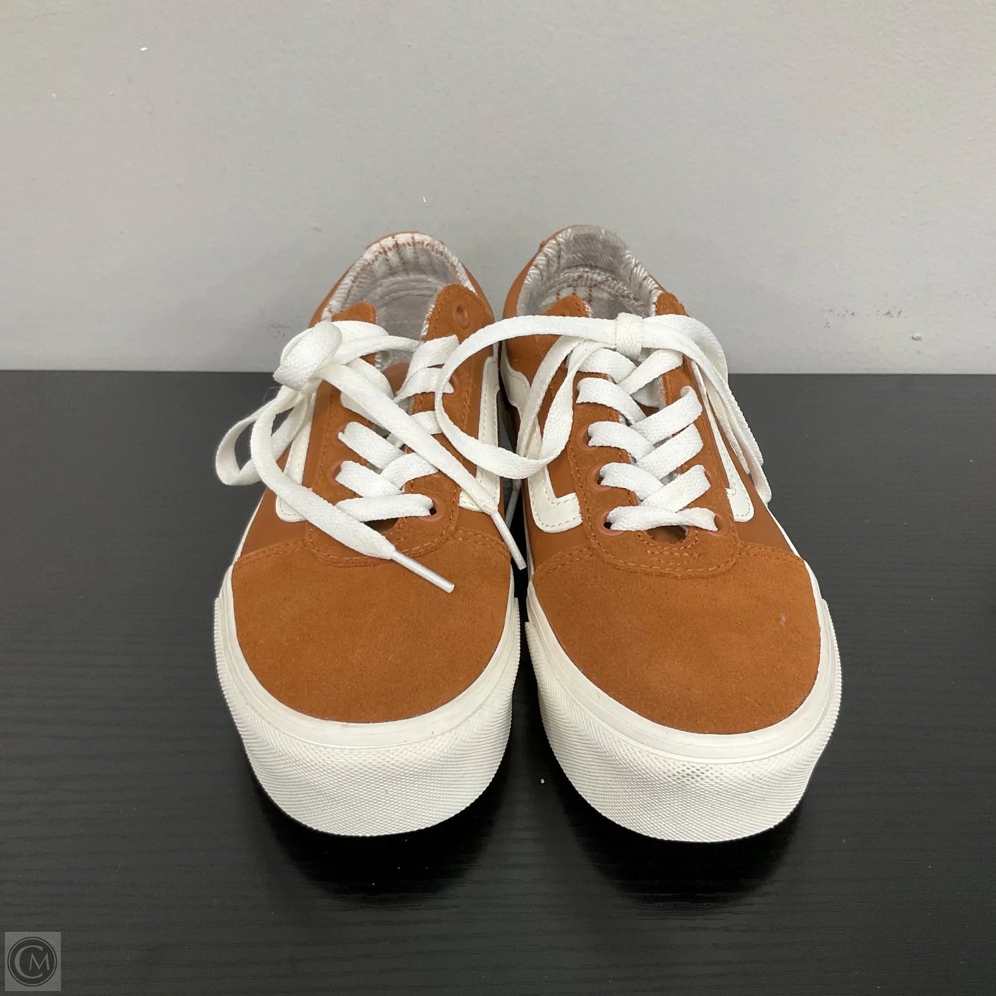 Shoes Sneakers By Vans In Orange, Size: 6