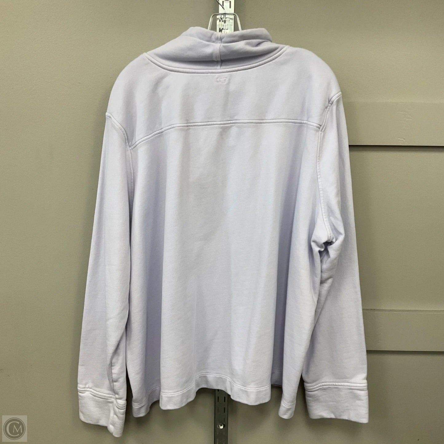Sweatshirt Collar By Vineyard Vines In Purple, Size: 3x