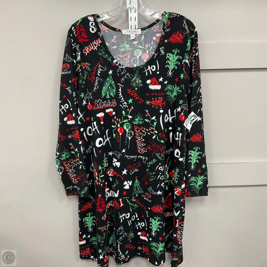 Dress Casual Midi By Clothes Mentor In Multi-colored, Size: 1x