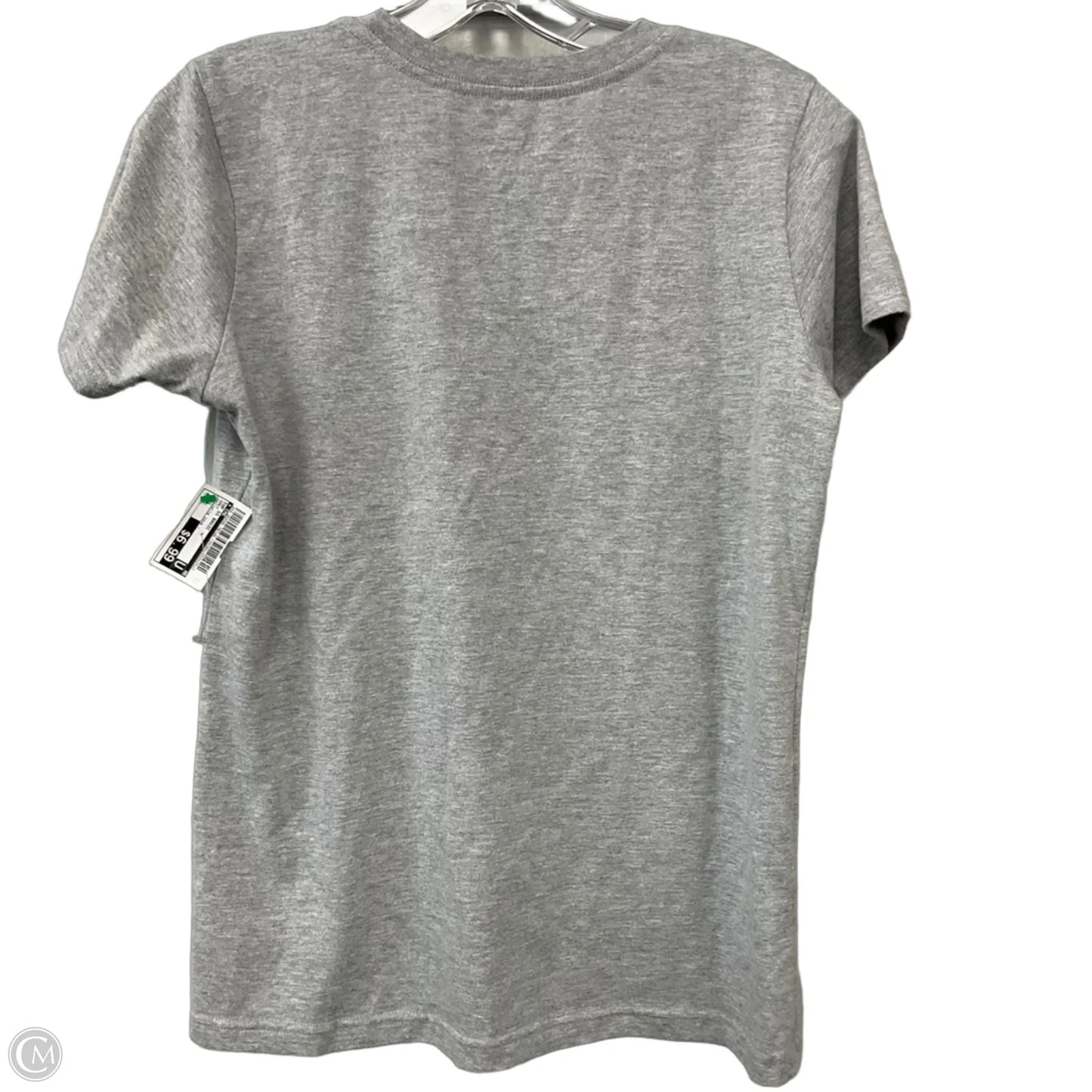 Top Short Sleeve Basic By Cme In Grey, Size: L