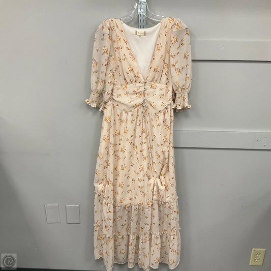 Dress Casual Maxi By Altard State In Cream, Size: M