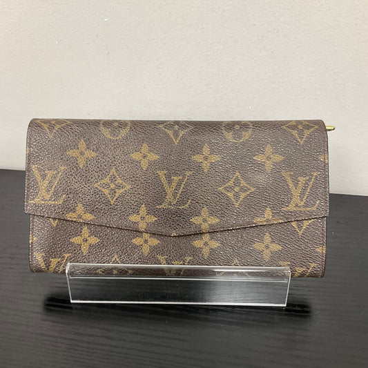 Wallet Luxury Designer By Louis Vuitton In Brown, Size:Medium