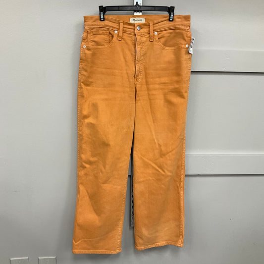 JEANS WIDE LEG by MADEWELL In ORANGE, Size: 8