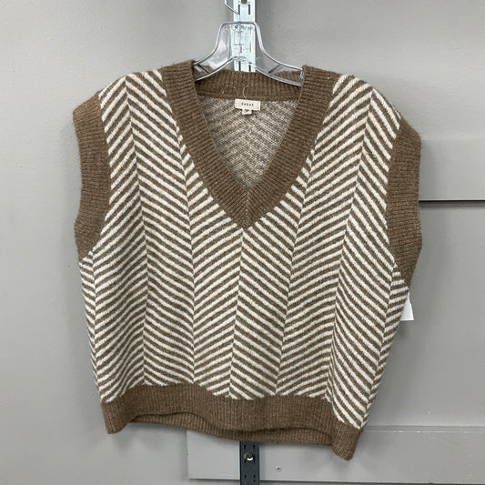 VEST SWEATER by DEBUT In BROWN, Size: M