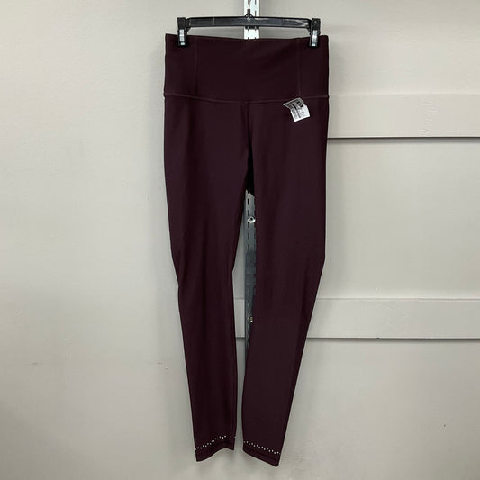 Athletic Leggings By Lululemon In Purple, Size:8
