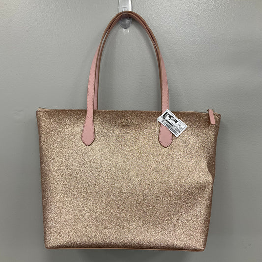Handbag Designer By Kate Spade In Rose Gold, Size:Large