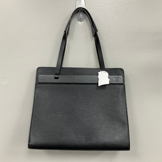 Handbag Luxury Designer By Louis Vuitton In Black, Size:Medium