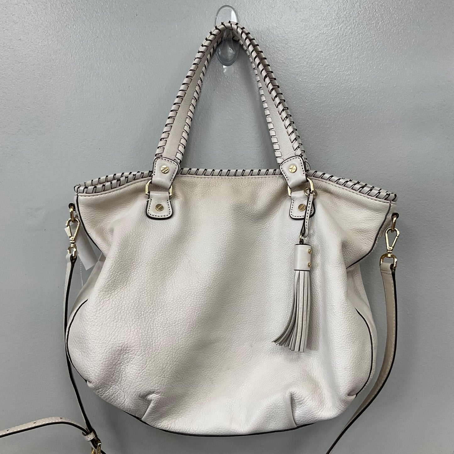 Handbag Designer By Michael Kors In Cream, Size:Medium
