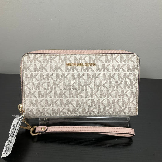 Wallet Designer By Michael Kors In Cream, Size:Small