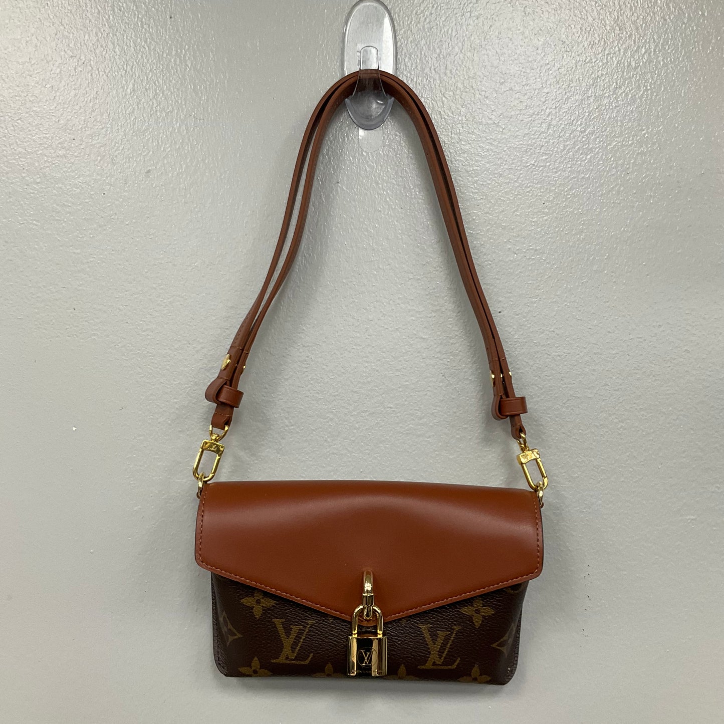 Padlock On Strap By Louis Vuitton In Brown, Size:Small