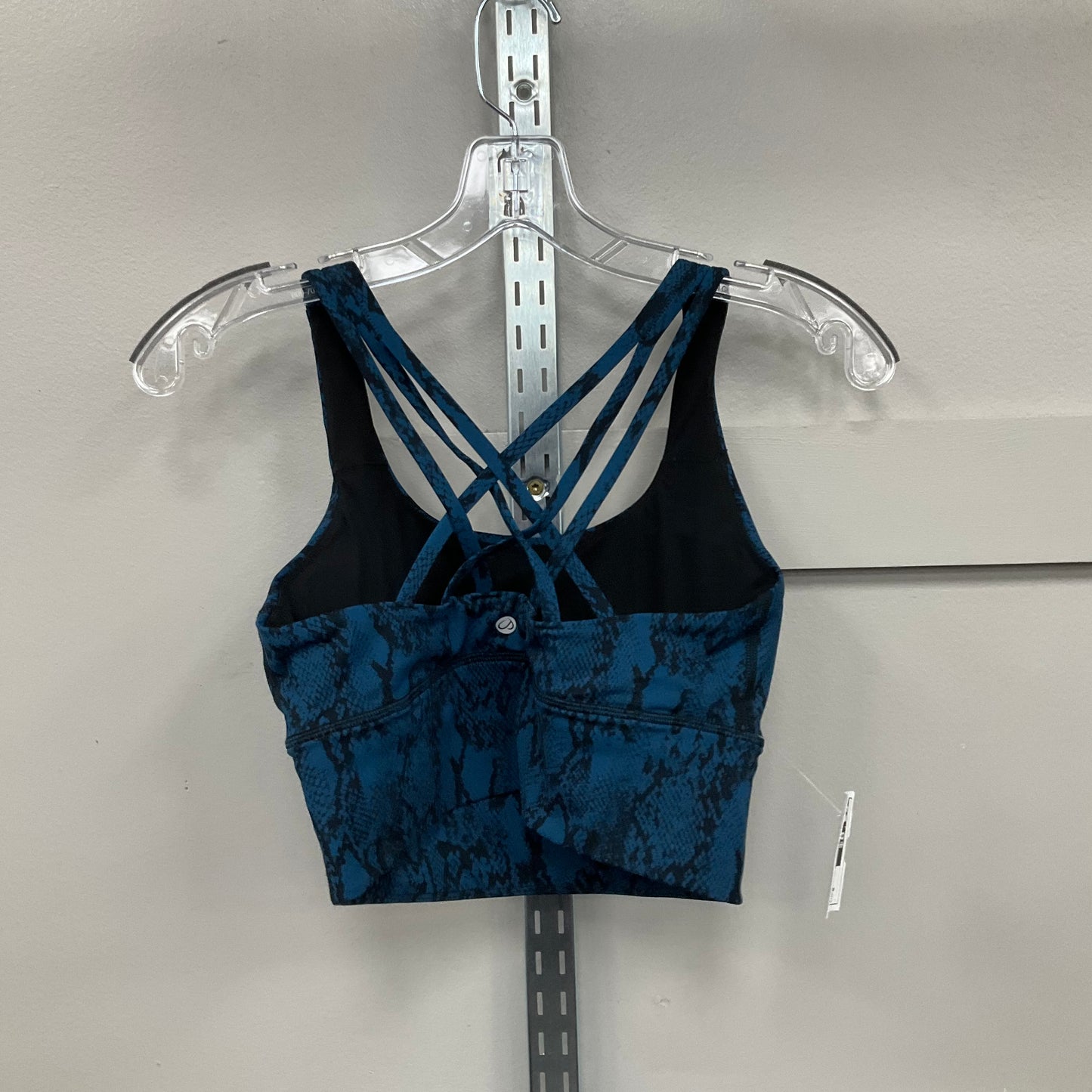 ATHLETIC BRA by    CLOTHES MENTOR In BLUE, Size: S