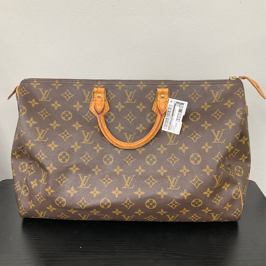 Handbag Luxury Designer By Louis Vuitton In Bronze, Size:Large