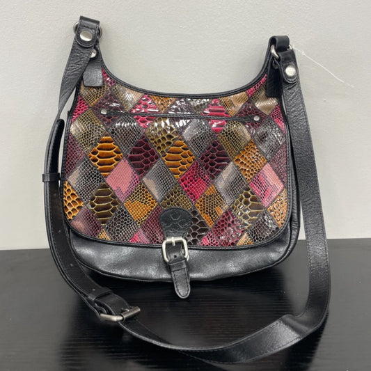 Crossbody Designer By Patricia Nash In Multi, Size:Medium