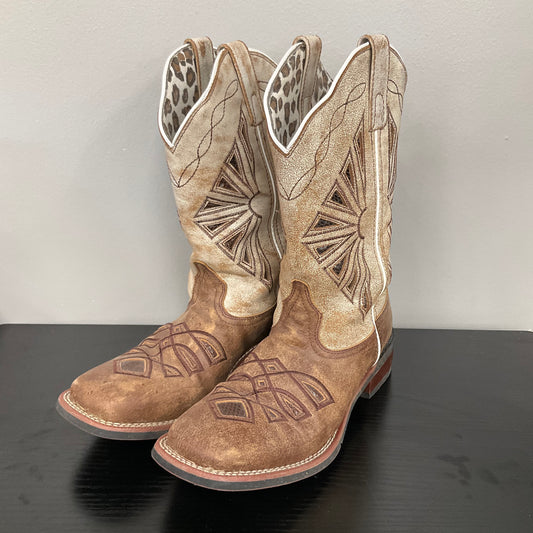 BOOTS WESTERN by LAREDO In BROWN, Size: 8.5