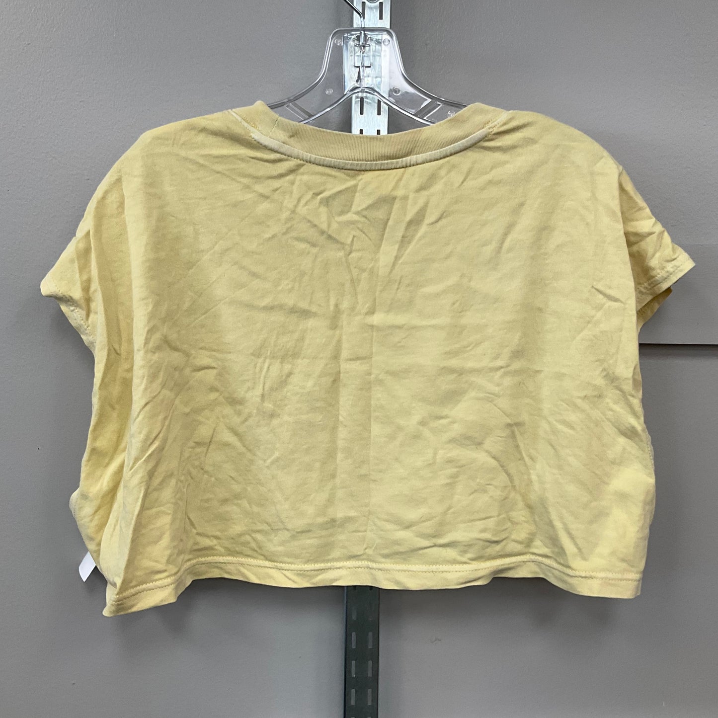Top Sleeveless By Adidas In Yellow, Size:L