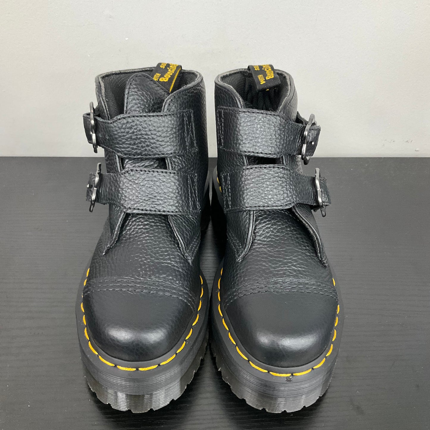 BOOTS COMBAT by DR MARTENS In BLACK, Size: 6