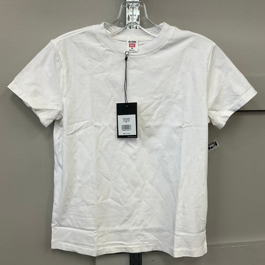 TOP SS BASIC by RE/DONE X HANES In WHITE, Size: XS