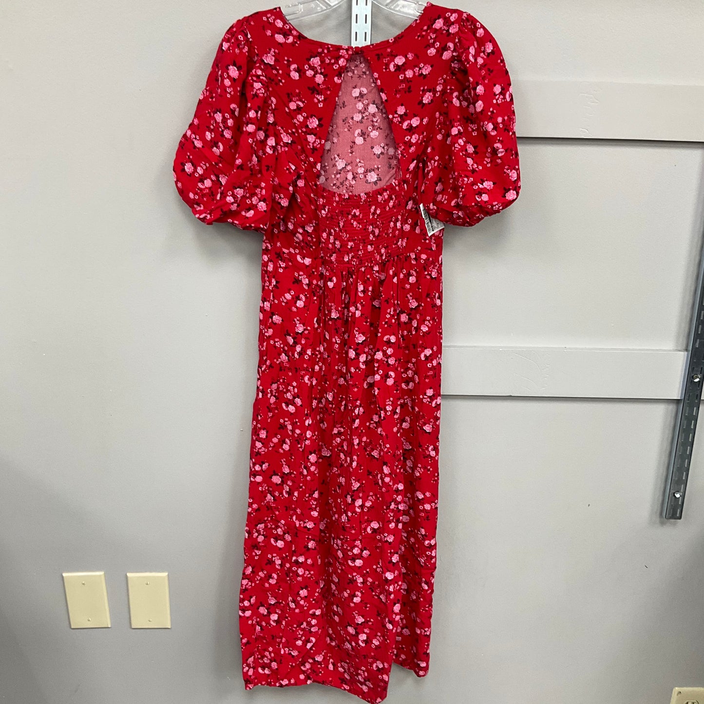 DRESS CASUAL MIDI by OLD NAVY In RED, Size: M