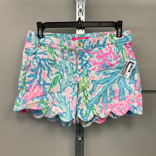 Shorts Designer By Lilly Pulitzer In Blue & Pink, Size:0