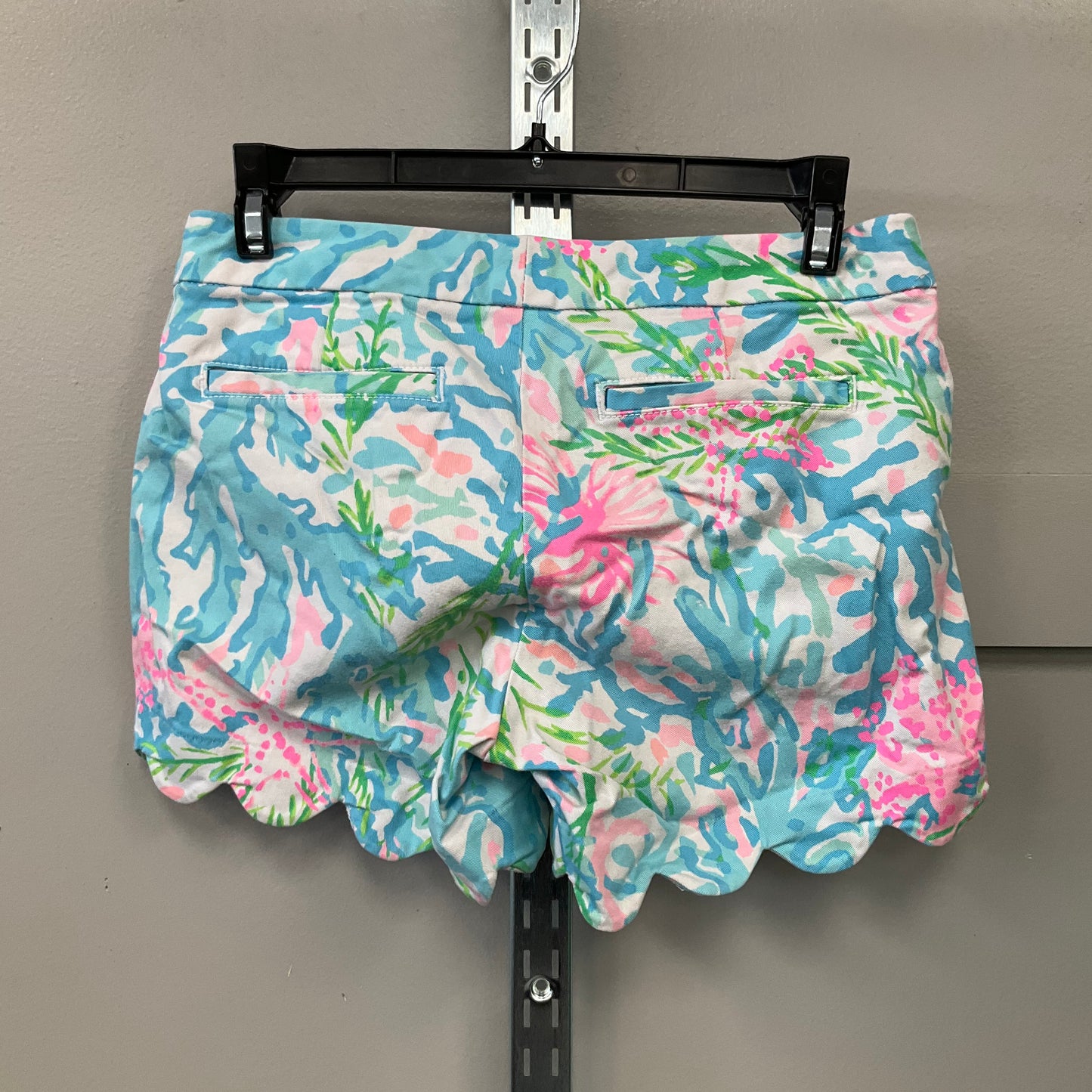 Shorts Designer By Lilly Pulitzer In Blue & Pink, Size:0