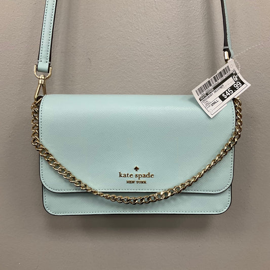 Crossbody Designer By Kate Spade In Teal, Size:Small
