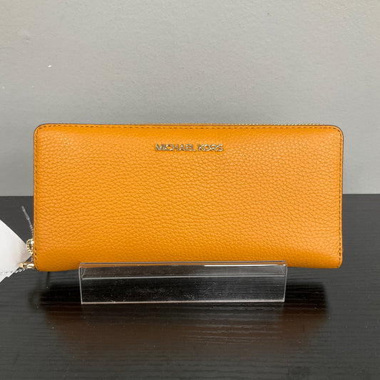 Wallet Designer By Michael Kors In Orange, Size:Medium