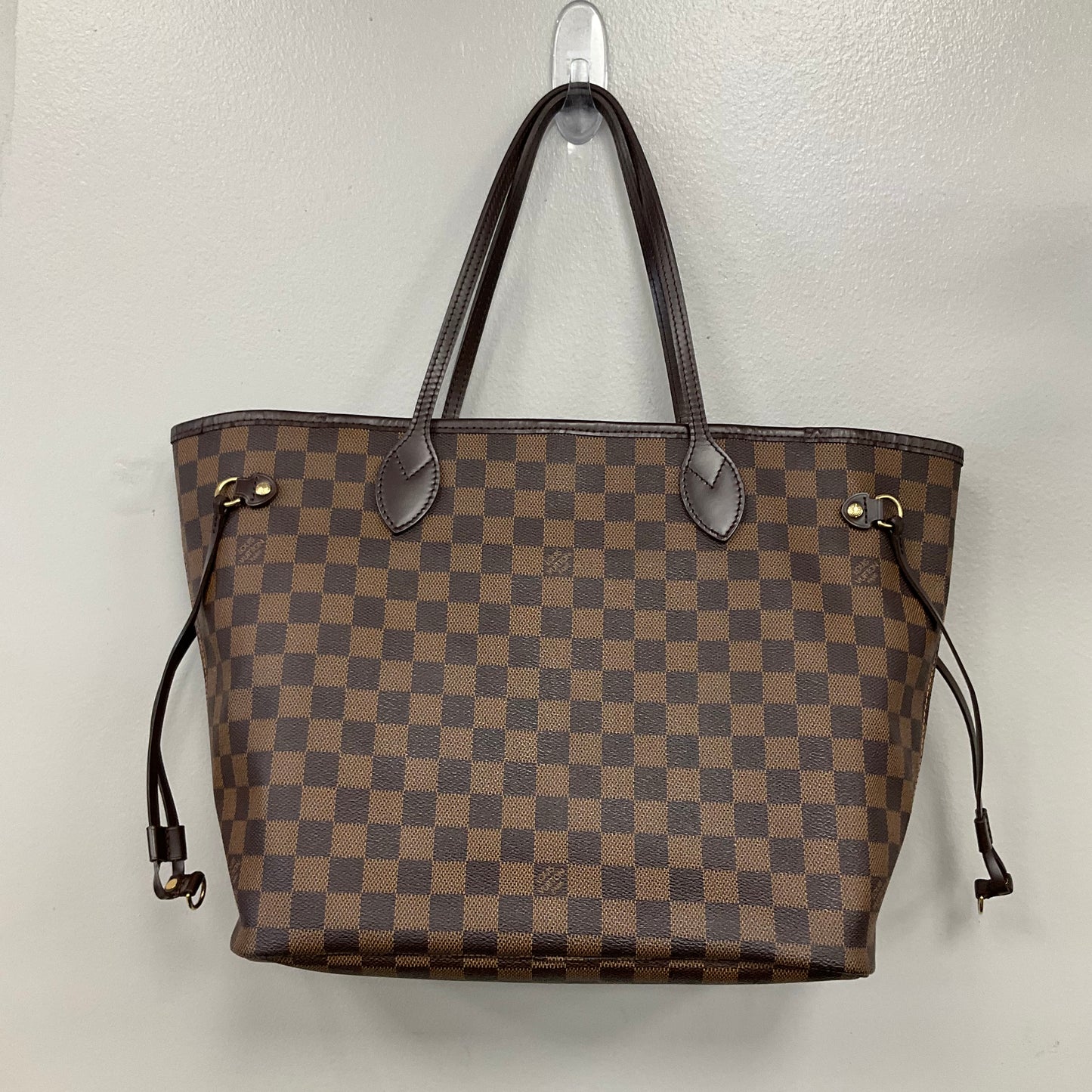 Handbag Luxury Designer By Louis Vuitton In Brown, Size:Medium