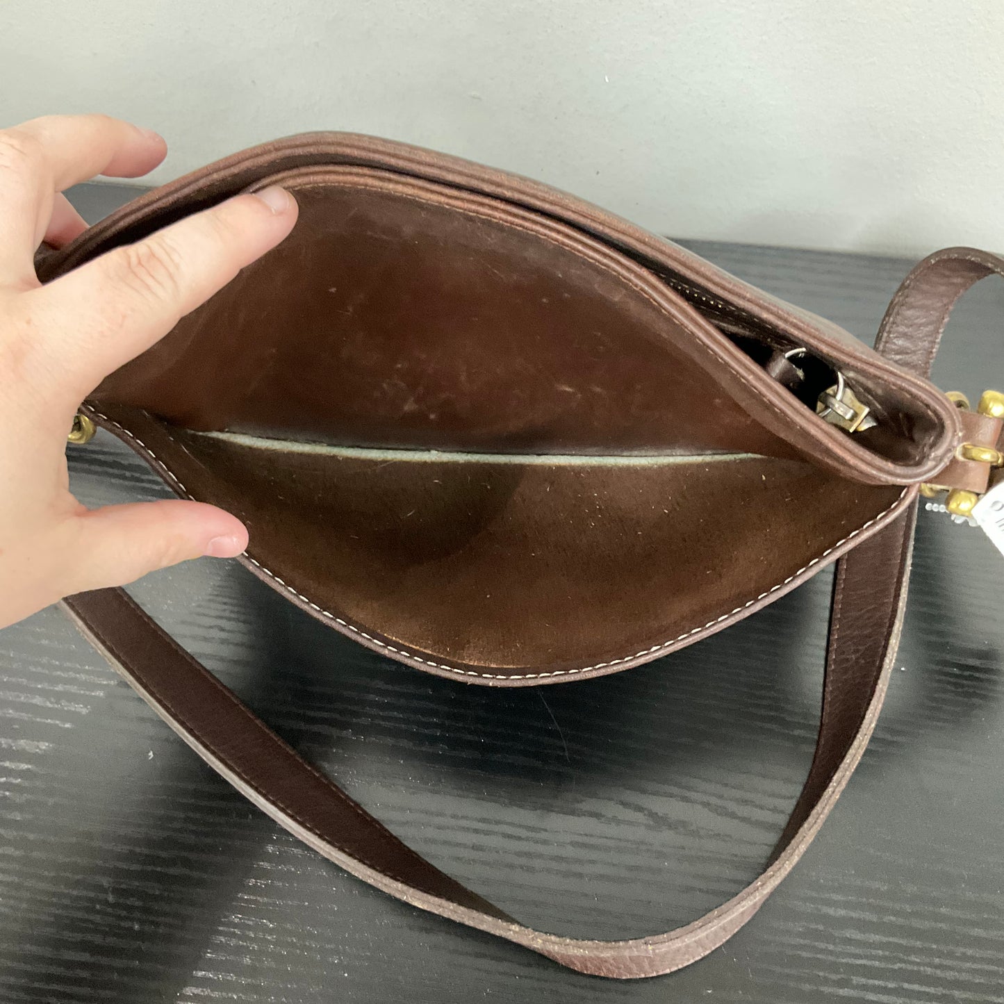 CROSSBODY DESIGNER by COACH In BROWN, Size: MEDIUM