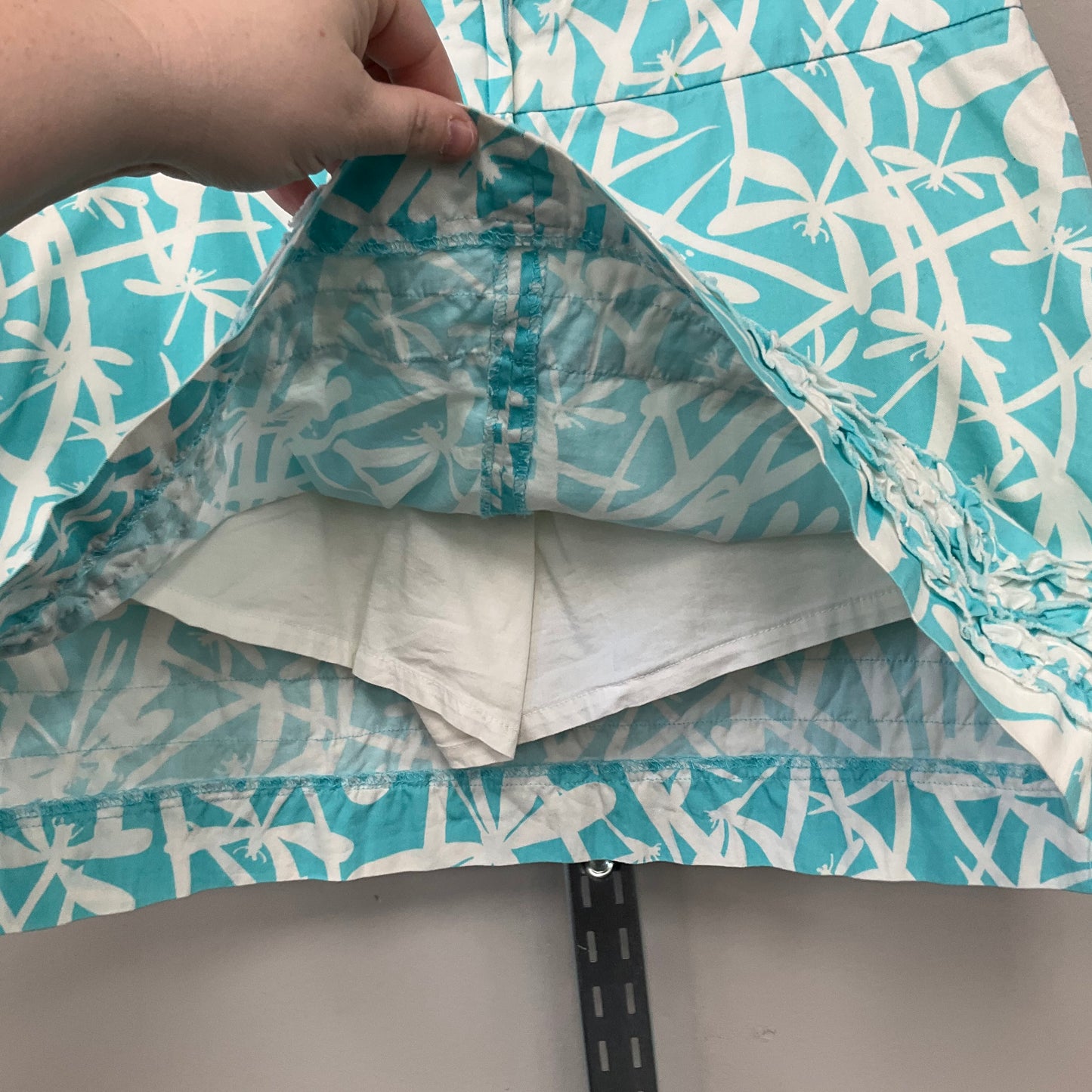 SKIRT DESIGNER by LILLY PULITZER In BLUE & WHITE, Size: 4