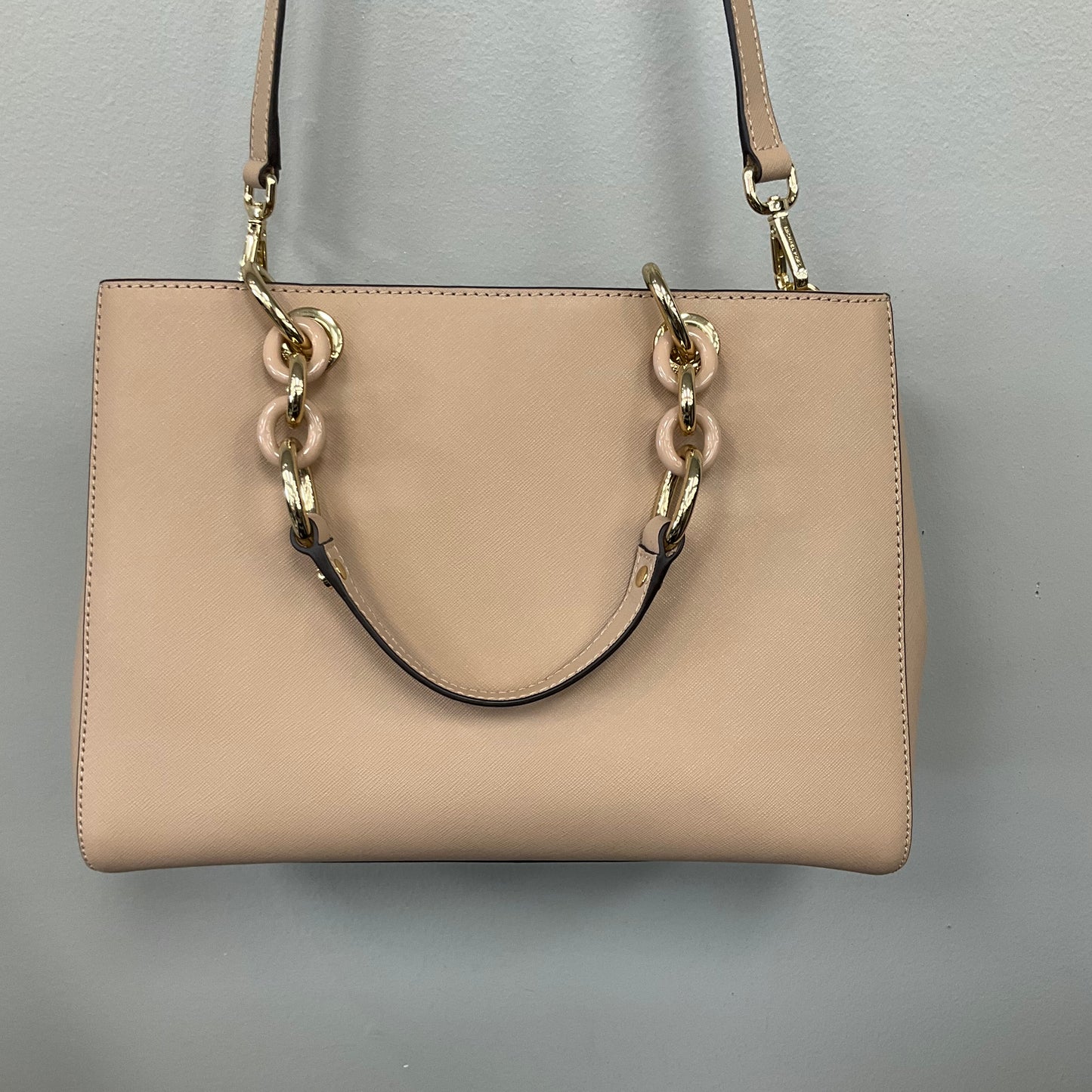 Handbag Designer By Michael Kors In Tan, Size:Medium