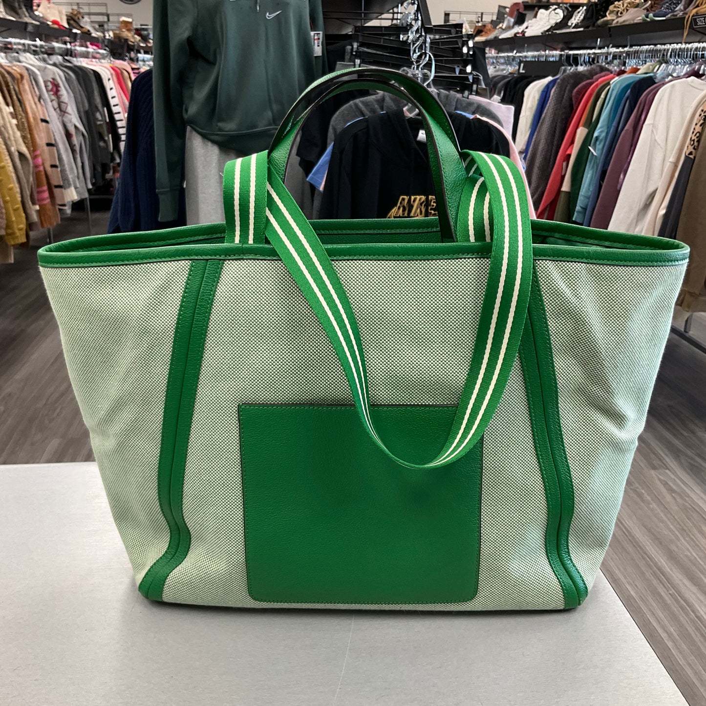 Handbag Designer By Kate Spade In Green, Size:Large