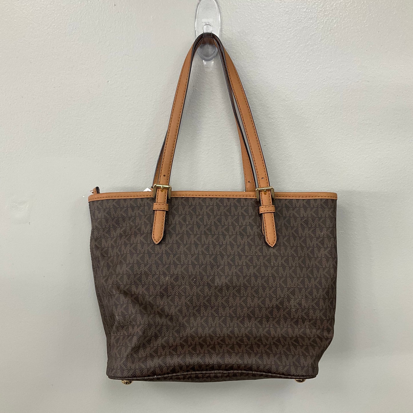 Handbag Designer By Michael Kors In Brown, Size:Medium