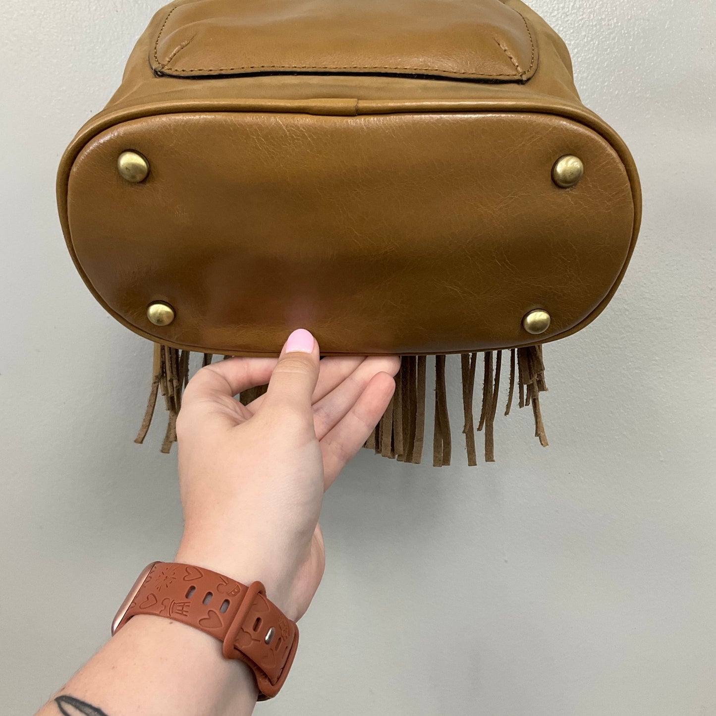 Crossbody Designer By Patricia Nash In Brown, Size:Medium