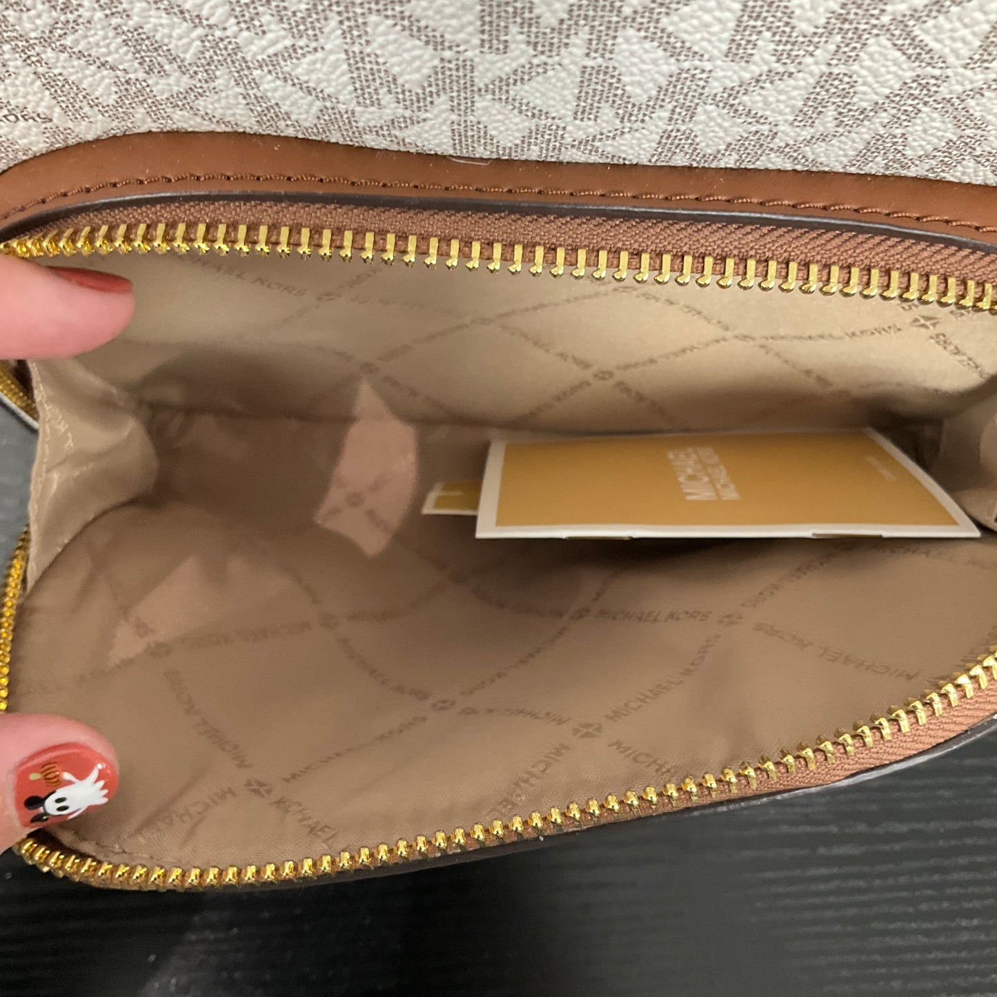 Backpack Designer By Michael Kors In Brown, Size:Medium