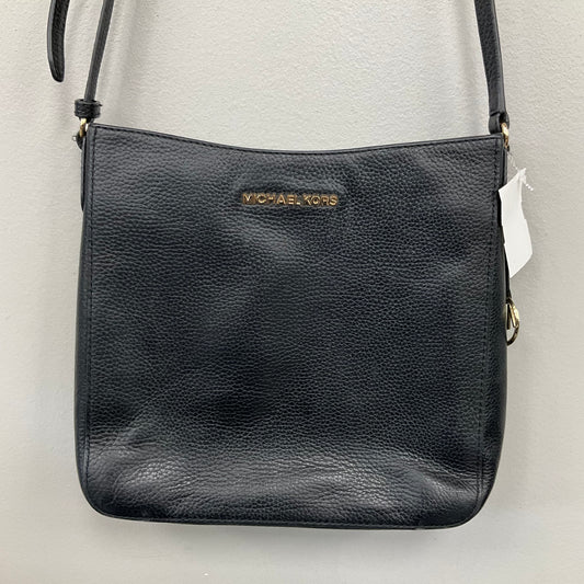 Crossbody Designer By Michael Kors In Black & Gold, Size:Medium