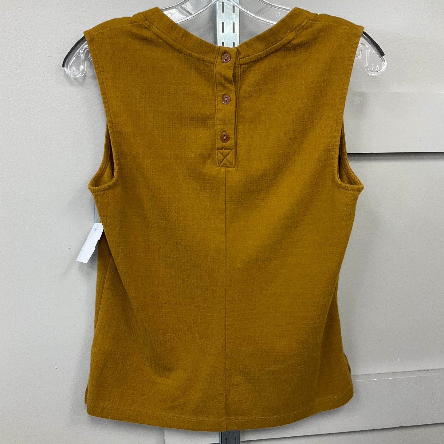 Top Sleeveless By Anthropologie In Yellow, Size:S