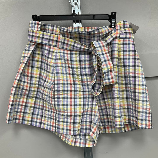 SHORTS by LOFT In PLAID PATTERN, Size: XL