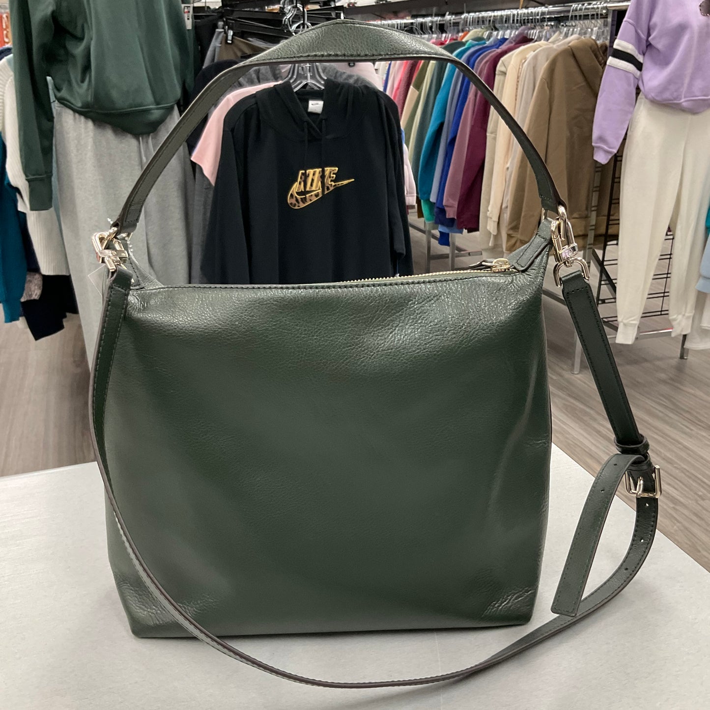 Handbag Designer By Kate Spade In Green, Size:Medium