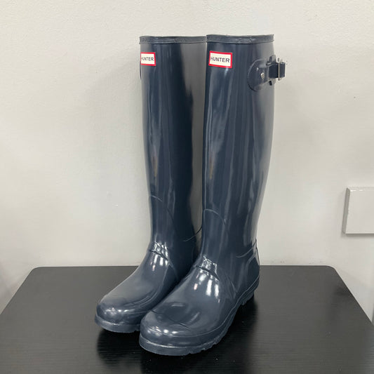 BOOTS RAIN by HUNTER In NAVY, Size: 6