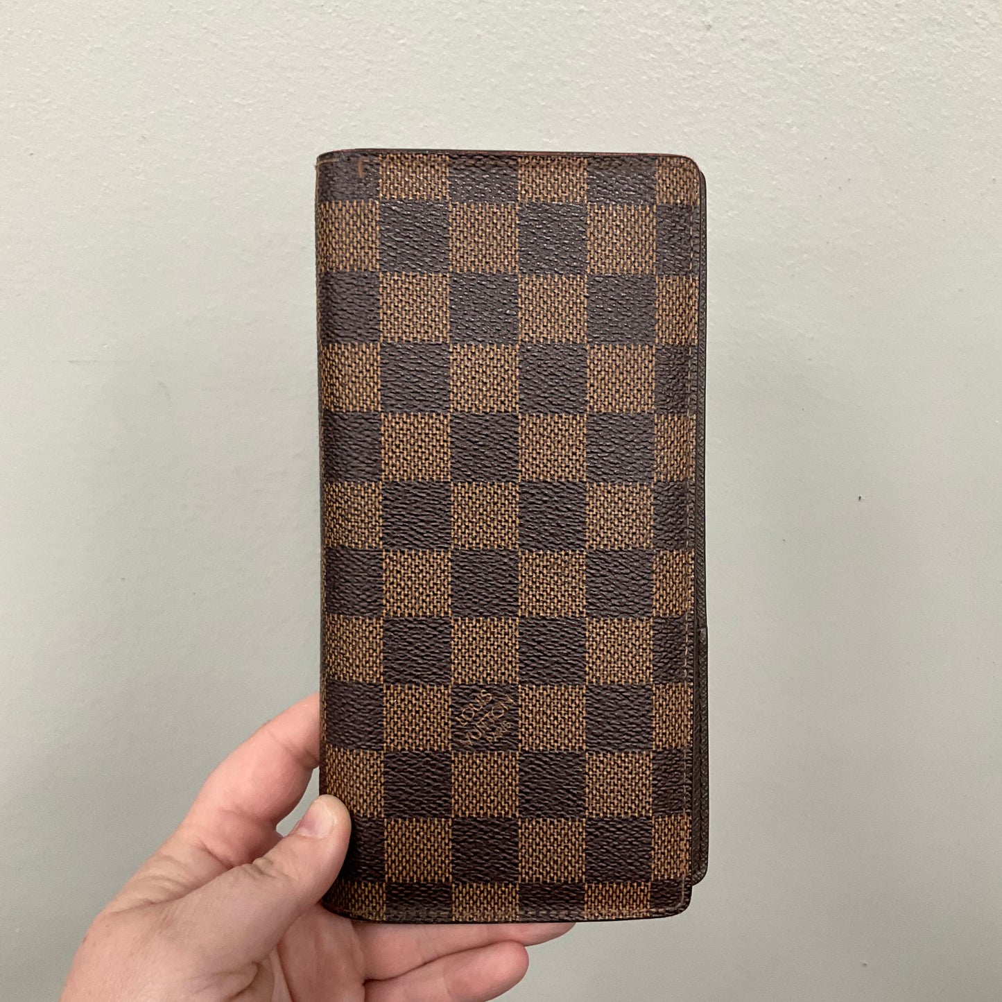 Wallet Luxury Designer By Louis Vuitton In Checkered Pattern, Size:Medium