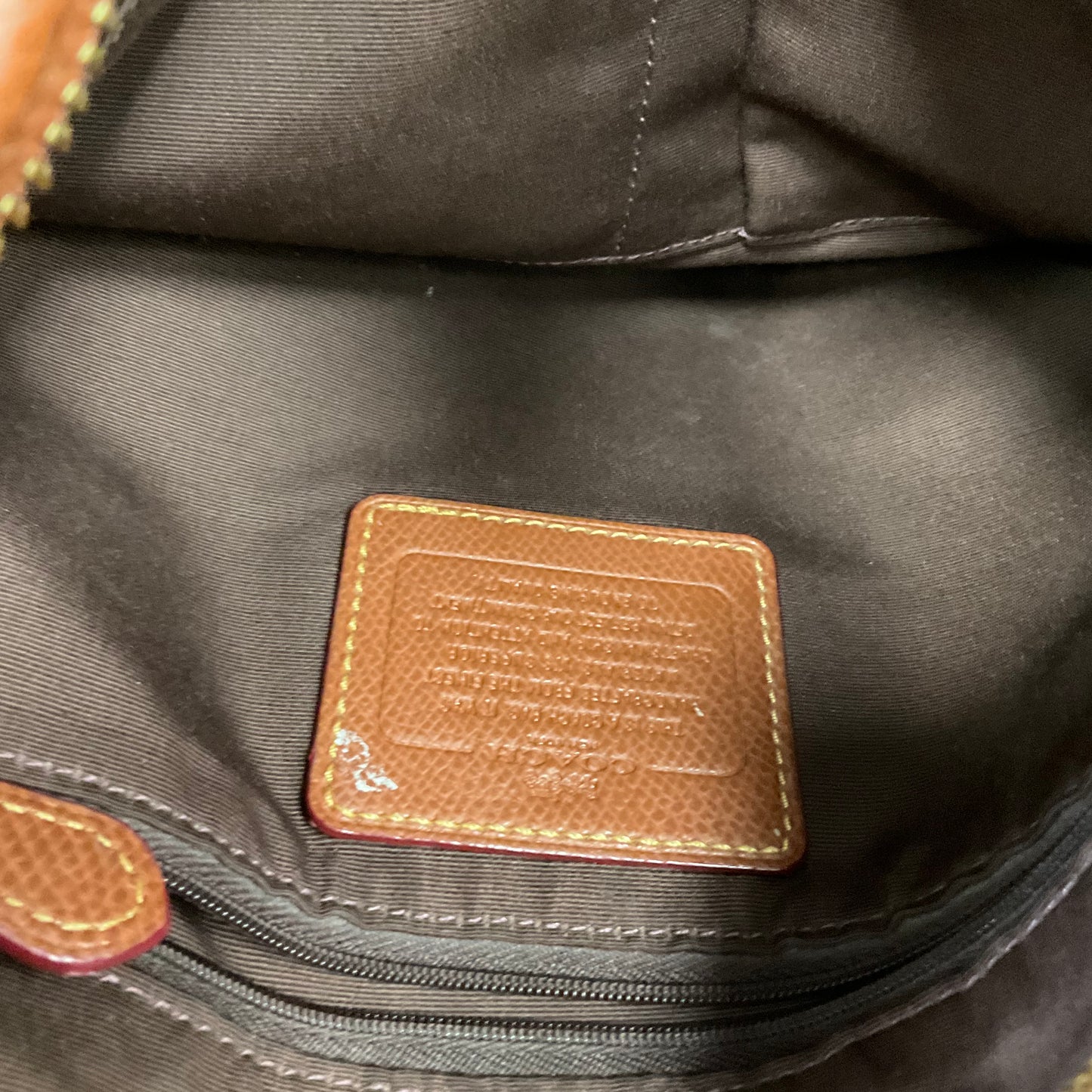 Crossbody Designer By Coach, Size: Medium