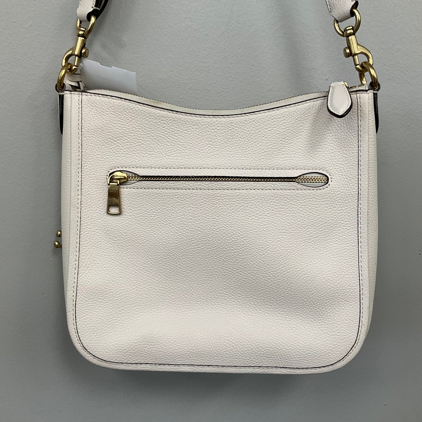 Crossbody Designer By Coach In Cream, Size:Small