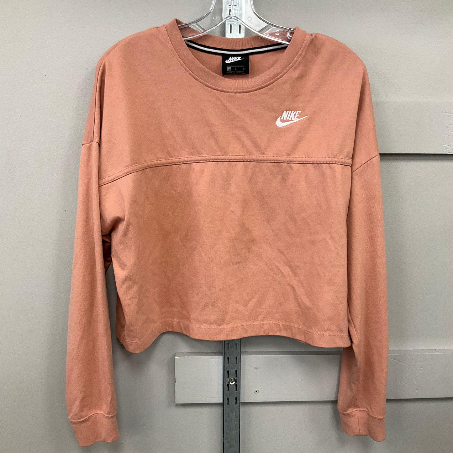 TOP LS by NIKE APPAREL In BROWN, Size: M