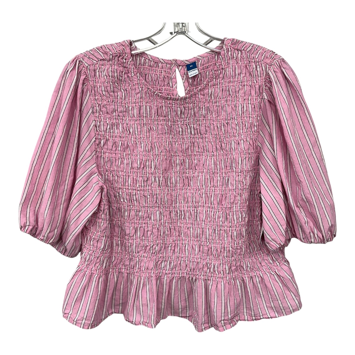 Top Short Sleeve By Old Navy In Pink, Size: Xl