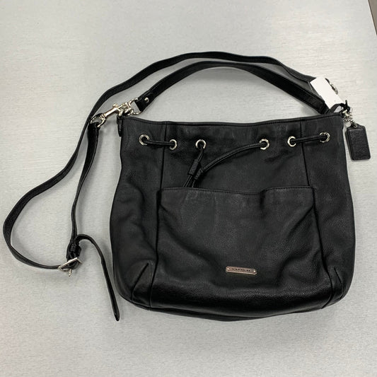 Handbag Designer By Coach In Black, Size:Medium