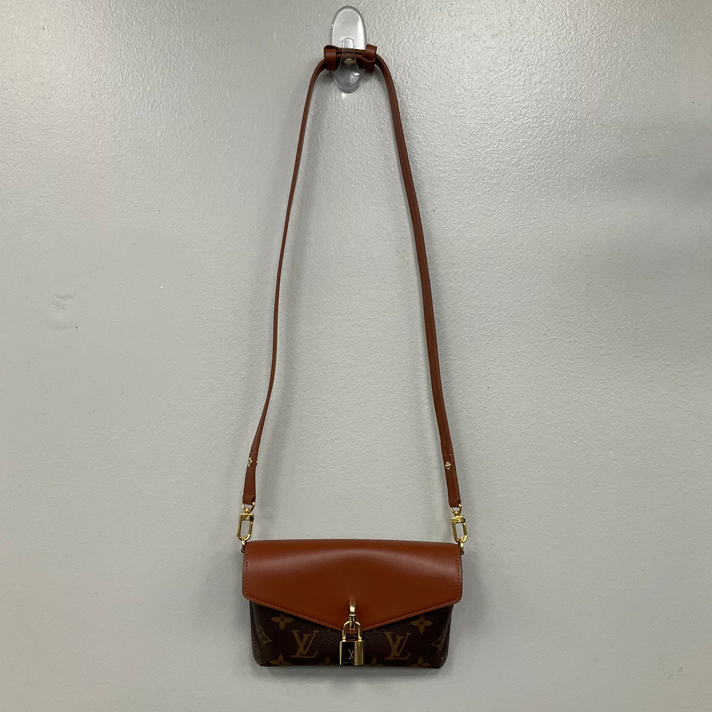 Padlock On Strap By Louis Vuitton In Brown, Size:Small