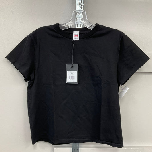 TOP SS BASIC by RE/DONE X HANES In BLACK, Size: S