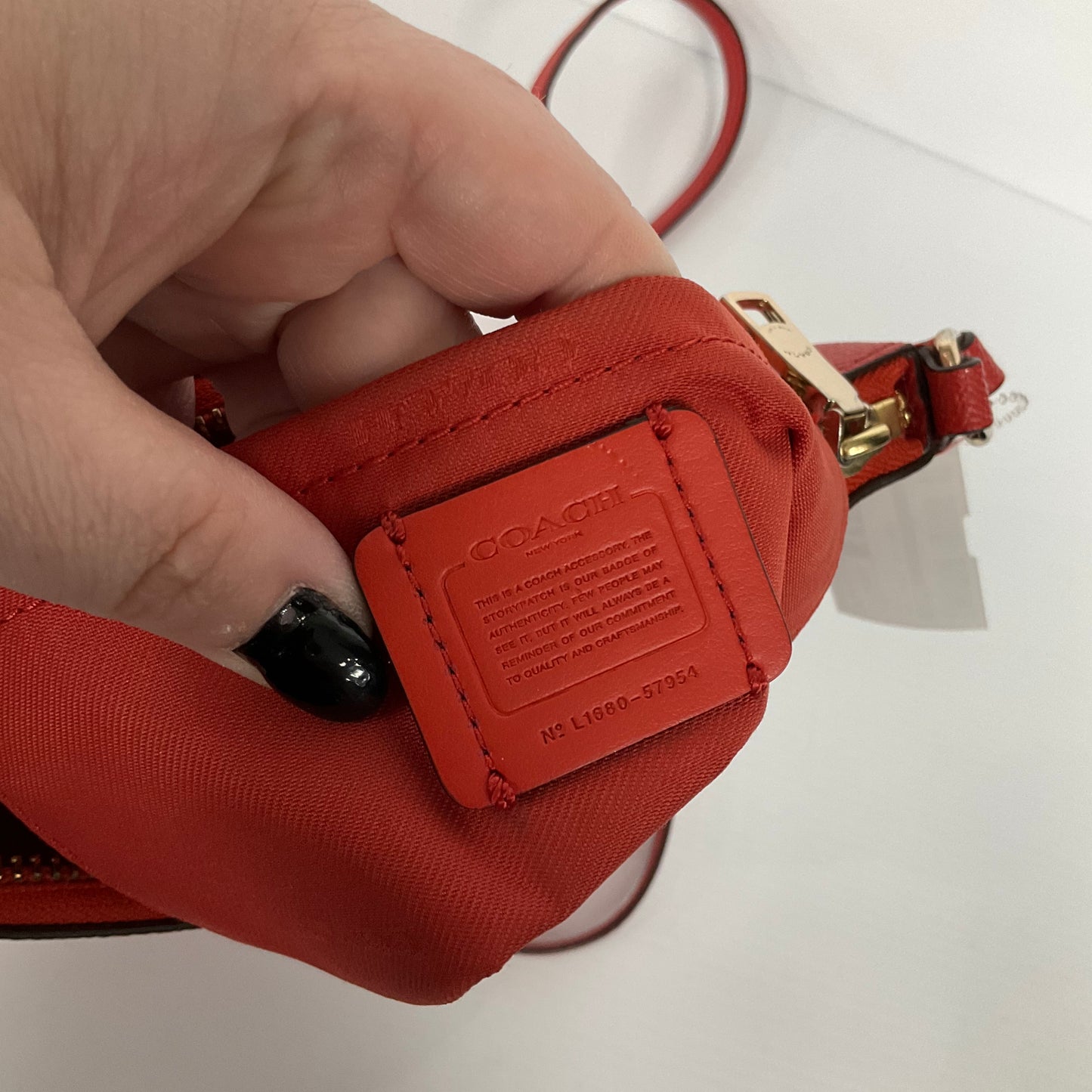 Crossbody Designer By Coach, Size: Small