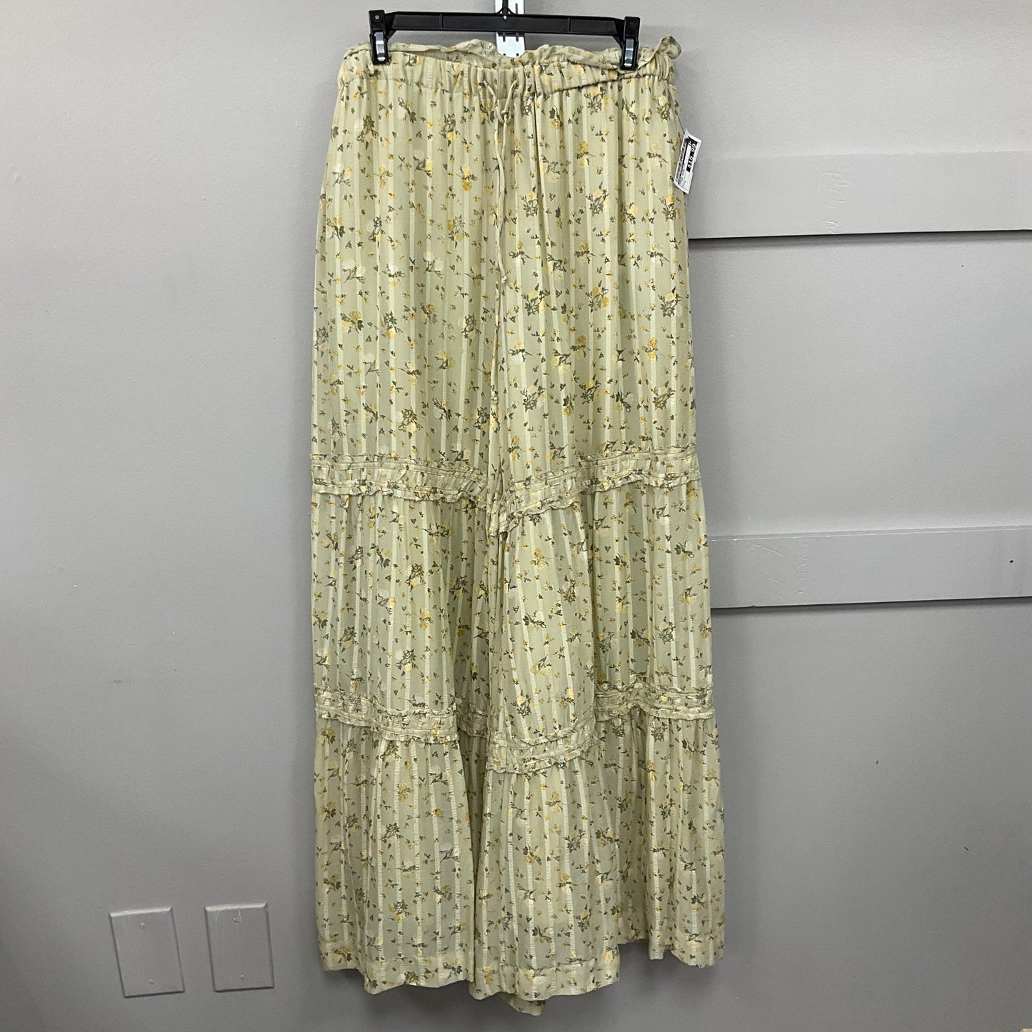 PANTS WIDE LEG by FREE PEOPLE In FLORAL PRINT, Size: L